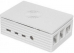 RA595  ACD White Injection Molding Case Supporting 3007 Fans for Raspberry 4B