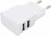   Cablexpert MP3A-PC-11 220V - 5V USB 2 , 2.1A, 