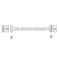 P7323GB00800-1 Cable MCIO x8 74P ( Right Angle) -TO- MCIO x8 74P ( Right Angle) , 85 Ohm, L:80cm (CMCMC)