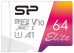   microSD 64GB Silicon Power Elite A1 microSDXC Class 10 UHS-I U3 100 Mb/s (SD )