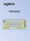  Logitech POP Keys White Bluetooth USB