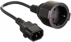 Exegate EP280681RUS - (UPS->) ExeGate Power EC-30P (C14-> Schuko) VDE-250V-3*0. 75mm2,  ,  ,  0. 15. 