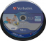  Blu-Ray VERBATIM BD-R 25 GB 6x CB/10 Full Ink Print NO ID