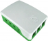 RA601  ACD White+Green ABS Case for Raspberry 4B