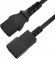 GCR Кабель питания PROF удлинитель 3.0m, С13 - С14, черный, 3*1,0mm, GCR-54338