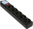 - Power Cube 1,9 /.  UPS(C14) 5 ., 10 // Surge protector Power Cube 1.9m for conn. to UPS(C14) 5 outlets, 10A black/graffite