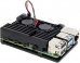 RA458  ACD Black Metal Aluminum Case with double Fans for Raspberry Pi 3B/3B+ (RASP2244)