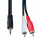 PERFEO  Jack 3.5   - 2xRCA ,  1 . (J2001)