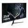 Монитор игровой с аудио 23.8" 165 Гц ExeGate Combat EG2407CA (IPS LED Grade A+, FHD, 1920x1080@165Гц, 16:9, 300cd/m2, 1000:1, 178°/178°, 1ms, Speakers, HDMI, DisplayPort, audio-out, USB, Flicker-free, FreeSync, Low Blue Light, кабель HDMI 1.5м, VESA 75x75