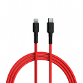 USB- ZMI AL875 USB Type-c to Lightning PP braided Cable 1. 5m red (ZMKAL875CNRD)