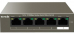 Tenda TEF1105P-4-38W PoE,   5  10/100 / Base-TX RJ45.     250 