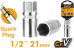   1/2" 21  INGCO HSPS12211 INDUSTRIAL