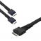  Amphenol RML80-0249/RML42-0249 Cable OcuLink SFF8611 8i to 2x SFF8611 4i, length= 80cm, OEM