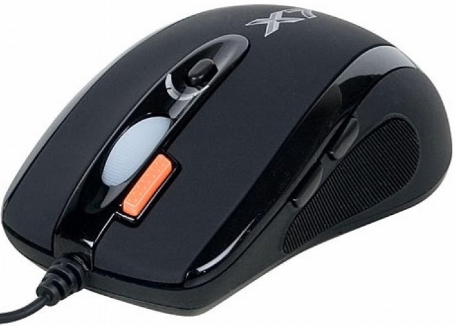  A4Tech X-710BK USB Black 6 ,  1-,  2000 dpi