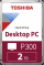   Toshiba Original SATA-III 2Tb HDWD320UZSVA Desktop P300 (7200rpm) 256Mb 3.5"