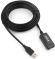 Cablexpert UAE016-BLACK  . USB 2.0  AM/AF, 4.8, , 