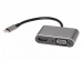  USB Type-Cm-->VGA, HDMI 4k*30Hz, USB3.0, PD, Audio, iOpen (Aopen/Qust)<ACU4511>