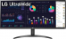  LG 34" UltraWide 34WQ500-B  IPS LED 21:9 (Ultrawide) HDMI  1000:1 400cd 178/178 2560x1080 100Hz FreeSync DP FHD 6.9