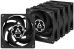   ARCTIC P8 Value Pack (Black/Black) (5pc) (ACFAN00153A) (702065)