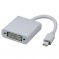 KPORTADM02 , PremiumCord adapter Mini DisplayPort DVI M/F, replacement for 199-999393.
