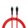 USB- ZMI AL875 USB Type-c to Lightning PP braided Cable 1.5m red (ZMKAL875CNRD)
