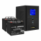 Комплект ИБП EX295988RUS + батарея 33Aч EX282974RUS 2шт (инвертор, синус, для котла) ExeGate SineTower SZ-1500.LCD.AVR.2SH.1C13.USB <1500VA/1200W, чистый синусоида, LCD дисплей, AVR, 2*Schuko+1*C13, USB, линейно-интерактивный, Black> + батарея ExeGate DT 