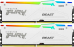 Оперативная память для компьютера Kingston Fury Beast White RGB DIMM 64Gb DDR5 5600 MHz KF556C36BWEAK2-64