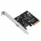  Silverstone G56ECU060000010 SuperSpeed USB 20Gbps / USB-C 3.2 Gen 2x2 PCIe expansion card