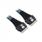 ACD-60007-MD-20CM Slimline SASx8 (SFF8654) -to- Slimline SASx8 (SFF8654)+ SFF9402, 20CM