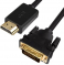 Greenconnect  HDMI-DVI 7.5m , OD7.3mm, 28/28 AWG,  , 19pin AM / 24+1M AM double link, GCR-HD2DVI1-7.5m,  