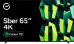  LED Sber 65" SDX-65U4121    4K Ultra HD 60Hz DVB-T DVB-T2 DVB-C USB WiFi Smart TV