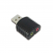   FG-UAU02D-1AB-BU01 Tiny USB Stereo Sound Adapter (24bit 96kHz), SSS1700 black case, Bulk packing