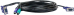 D-Link DKVM-CB/1.2M/B1A Кабель KVM длиной 1,2 м с разъемами VGA и PS/2