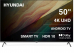  LED Hyundai 50" H-LED50BU7009 Android TV Frameless  4K Ultra HD 60Hz MEMC DVB-T DVB-T2 DVB-C DVB-S DVB-S2 USB WiFi Smart TV