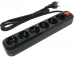 5bites SP6B-318   6S / 3*1.5MM2 / 16A / ABS / 1.8M / BLACK