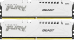     Kingston Fury Beast White DIMM 64Gb DDR5 5600 MHz KF556C36BWEK2-64