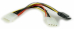  SATA molex 4pin/molex4pin+sata 15pin 0.15  2  Gembird CC-SATA-PSY2