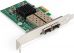   ExeGate EXE-82576-F2 (PCI-E x1 v2.0,  2xSFP, 10/100/1000Mbps, Gigabit Server NIC Intel Chipset 82576-F2)