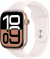 Смарт-часы Apple Watch Series 10 A2999 46мм 2.1" OLED корп.розовое золото Sport Band рем.белый разм.брасл.:140-190мм (MWWT3ZP/A)