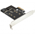 Exegate EX283713RUS  EXE-509 M. 2 B key + M. 2 M Key -> PCI-Ex4/ SATA