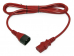 Hyperline PWC-IEC13-IEC14-3.0-RD   - IEC 320 C13 - IEC 320 C14 (3x1.0), 10A,  , 3 ,  