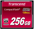 - Transcend 256GB CompactFlash 800X