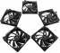   ARCTIC F12 PWM PST Value Pack (Black) (5pc) (ACFAN00250A)