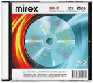  BD-R Mirex 25 Gb,  12x,  Slim Case (1),  (1/ 50)