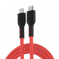 USB- ZMI GL870 Type-C to Lightning silicone Cable ?1m? red (ZMKGL870CNRD)
