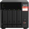 SMB QNAP TS-473A-8G NAS, 4-tray w/o HDD, 2xM.2 SSD Slot. Quad-ore AMD Ryzen Embedded V1500B 2.2 GHz, 8GB DDR4 (1 x 8GB) up to 64GB (2 x 32GB), 2x 2.5 Gigabit LAN