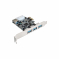  ExeGate EXE-367 (PCI-E x1 v2.0, 3*USB3.0 ext. + 1*USB3.0 int.,  ., VIA Labs Chipset VL805)