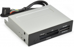 Exegate EX283581RUS  USB2. 0 ExeGate <CR-415> 3. 5",  : CF/ SD/ MMC/ MS/ MS Duo/ MS pro/ T flash,  ,  