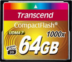   Compact Flash 64Gb Transcend <1000x