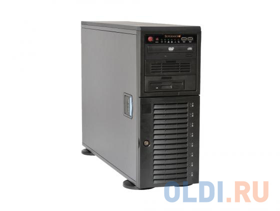 

Корпус Supermicro CSE-743TQ-1200B-SQ Tower/4U, up 8x3.5 Hot Plug SAS/SATA, 3x 5.25 External, PS 1x1200W (Fixed), E-ATX, Bezel